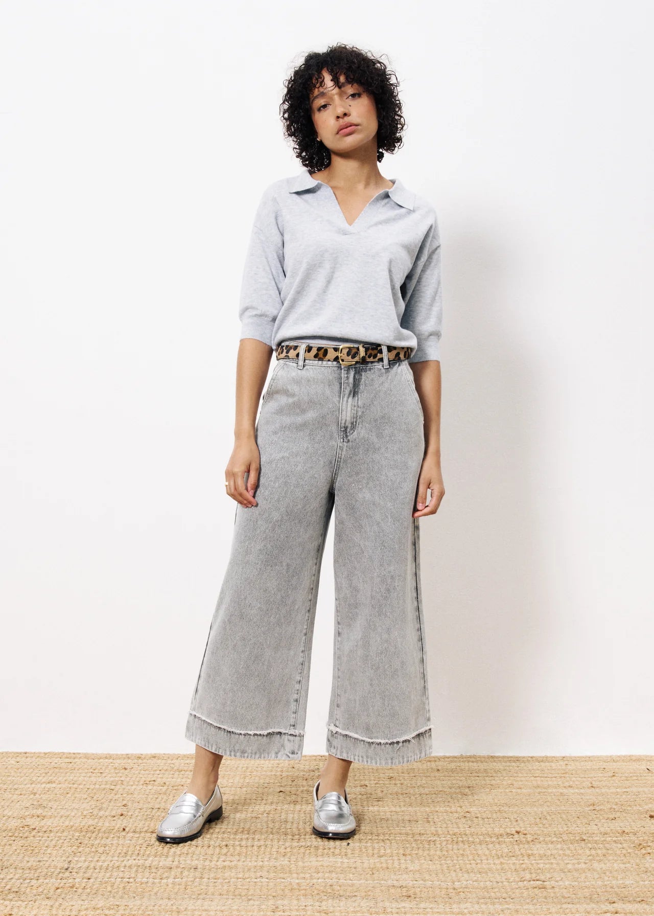 FRNCH Plume Grey sweater