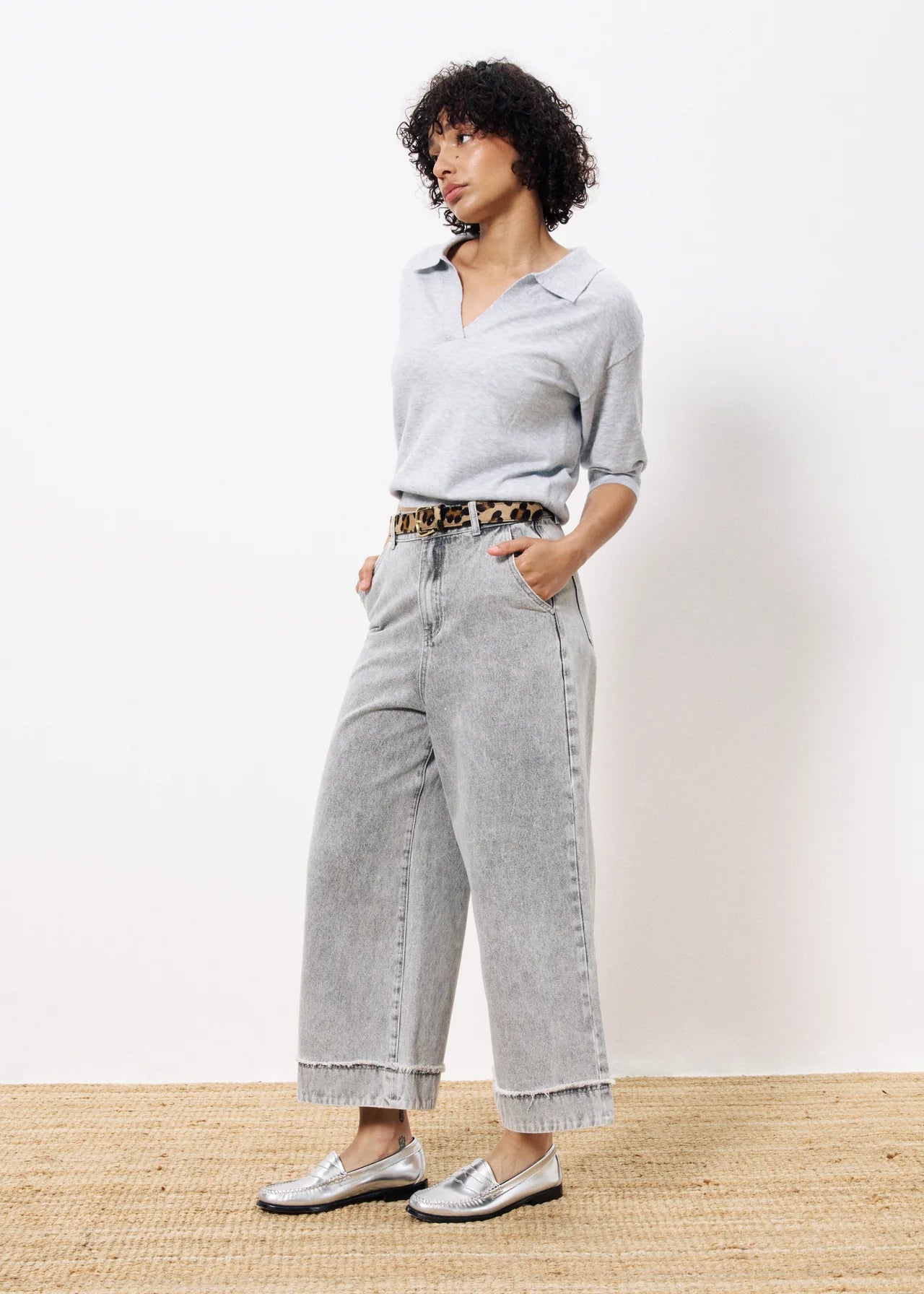 FRNCH Plume Grey sweater