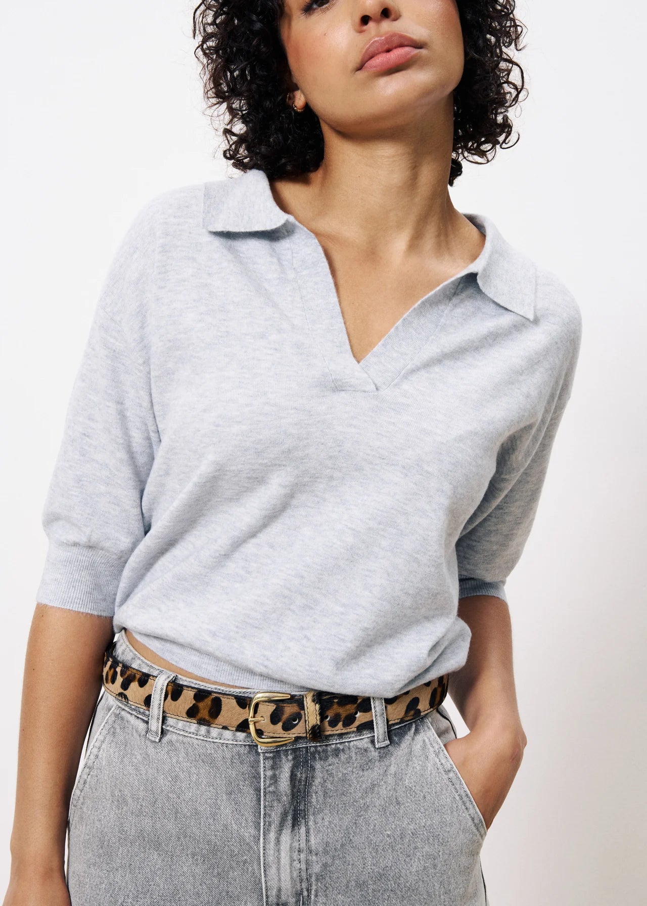 FRNCH Plume Grey sweater