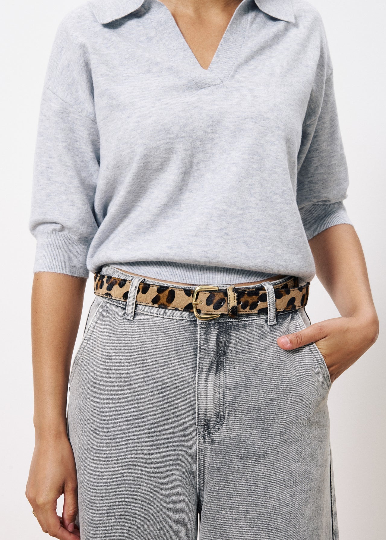 FRNCH Plume Grey sweater