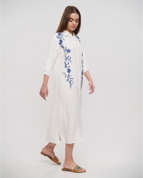 BLE 648-0043 long line shirt dress