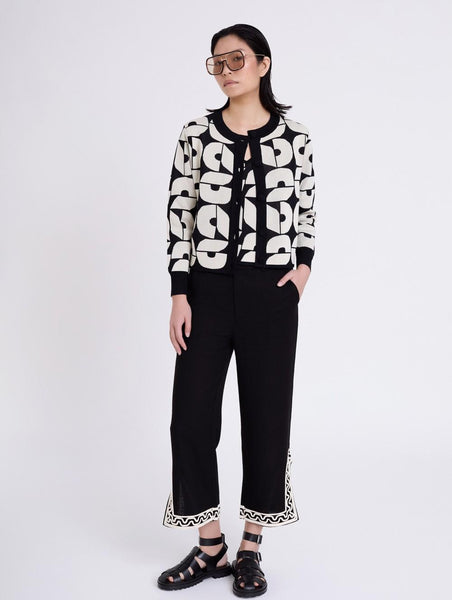 SKATIE BRAND  Jacquard knitted jacket