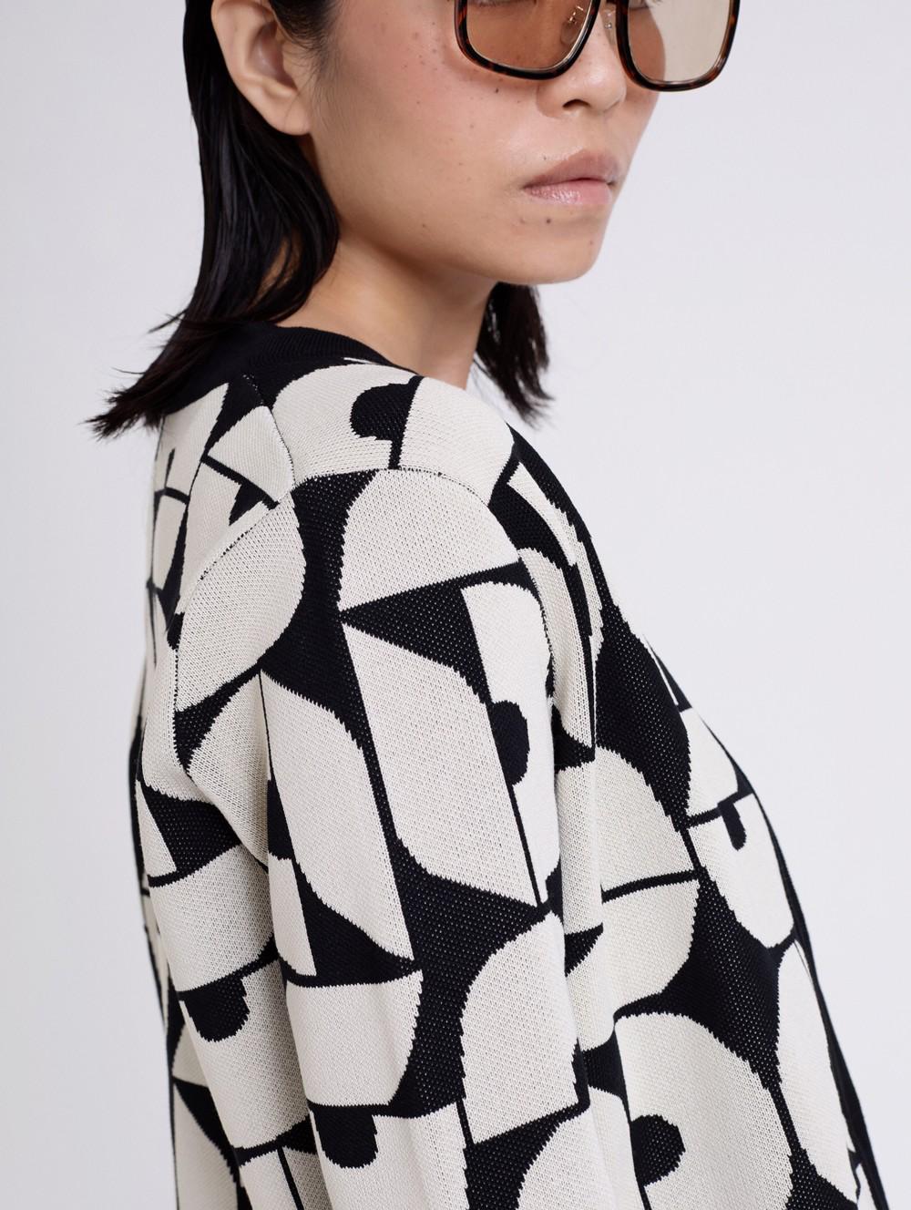 SKATIE BRAND Jacquard knitted jacket