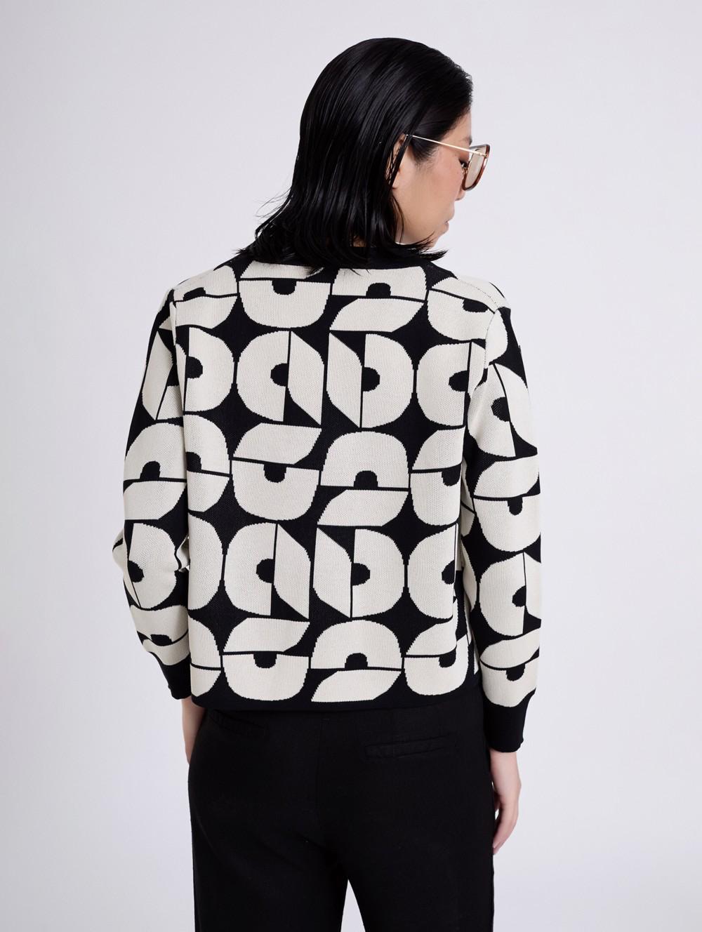 SKATIE BRAND Jacquard knitted jacket