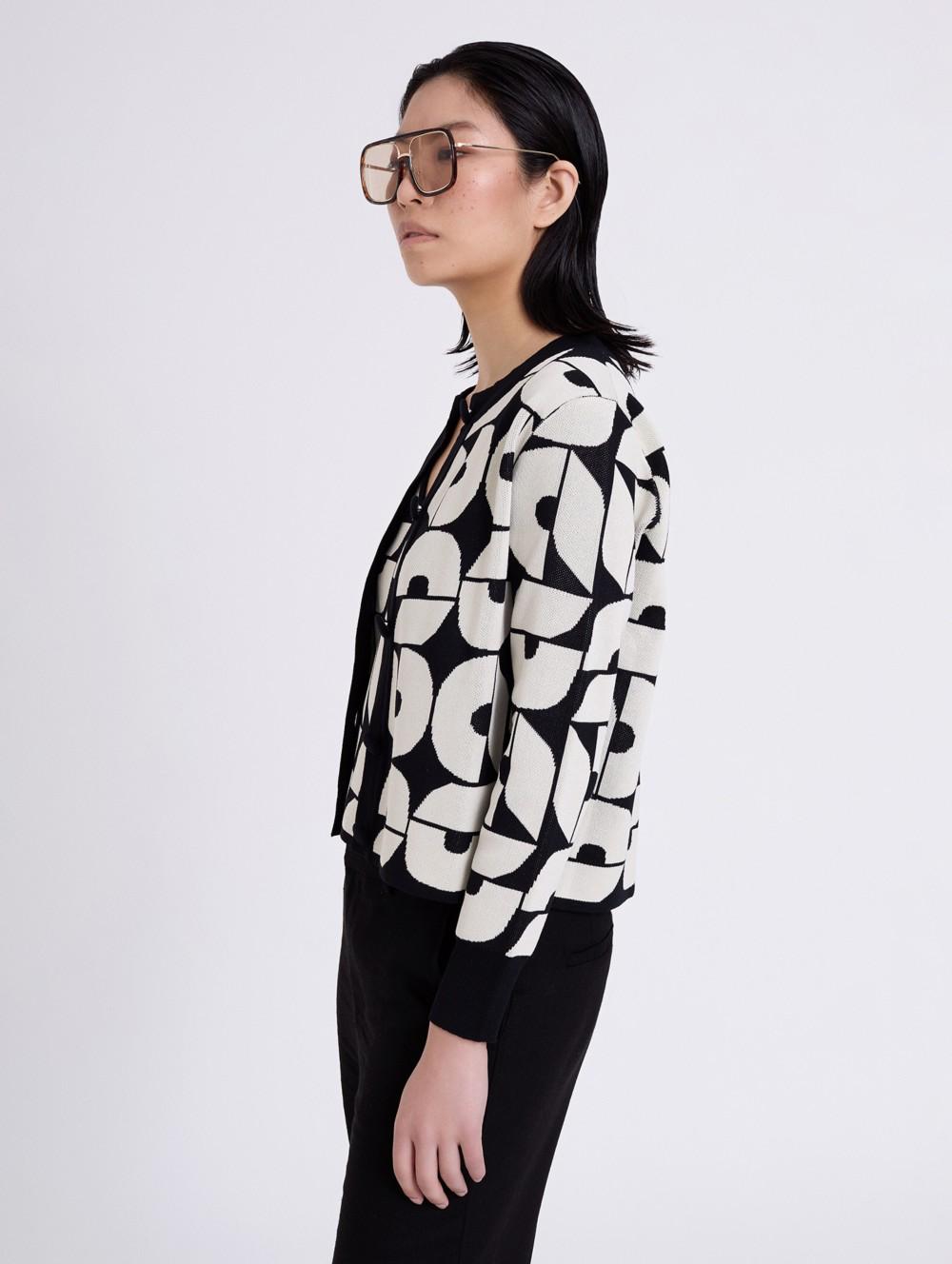 SKATIE BRAND Jacquard knitted jacket