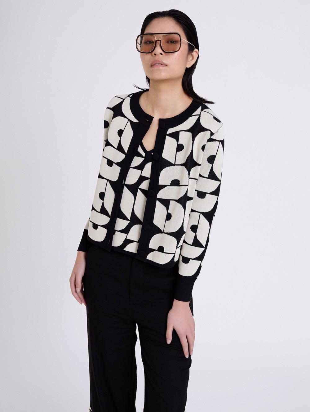 SKATIE BRAND Jacquard knitted jacket