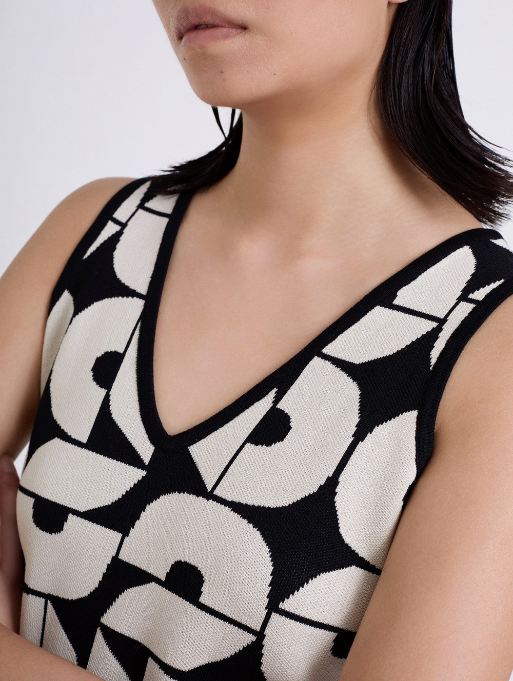 SKATIE BRAND Jacquard knitted top