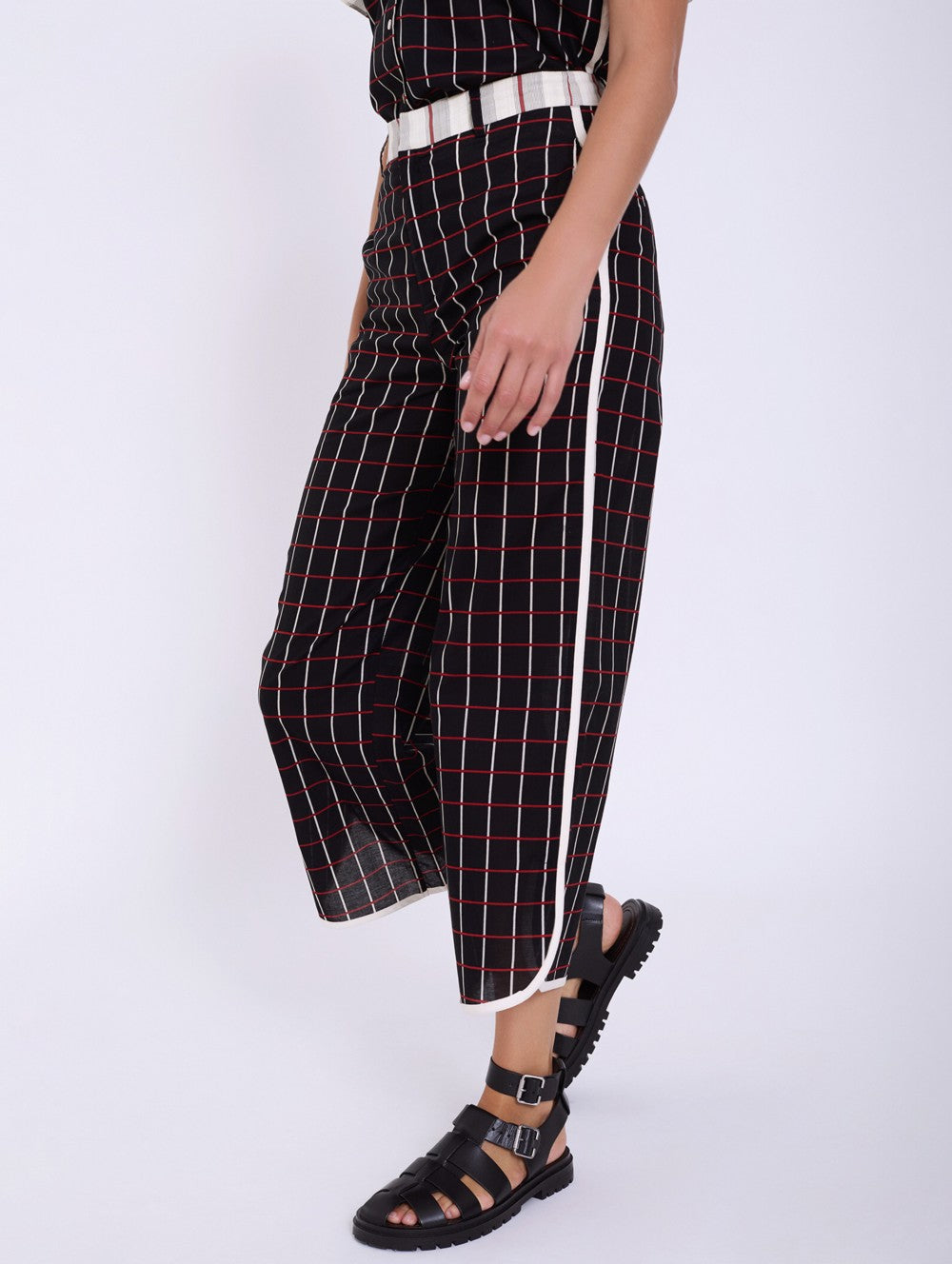 SKATIE BRAND Cotton checked Trouser