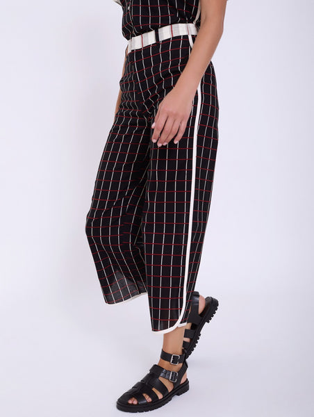 SKATIE BRAND  Cotton checked  Trouser