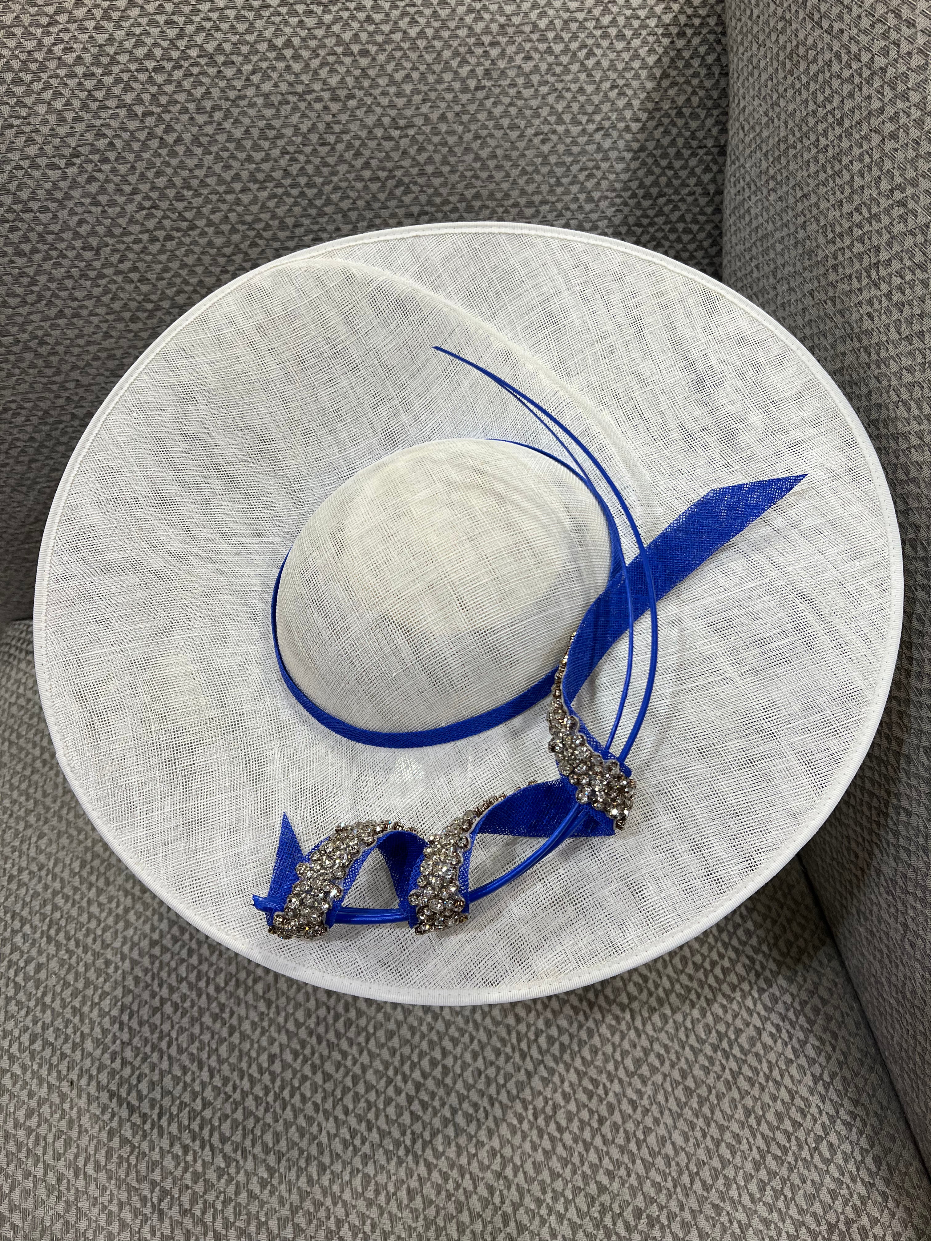 Hostie Hats. Hereford. Electric blue