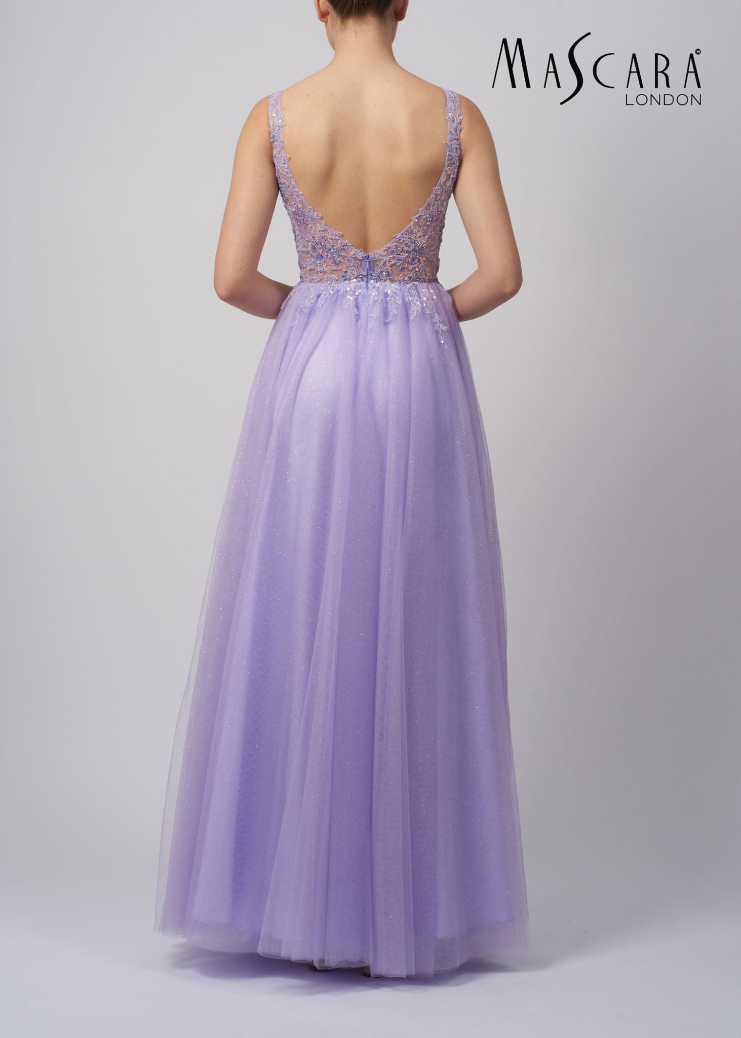 MASCARA MC113117 LILAC Tule Dress