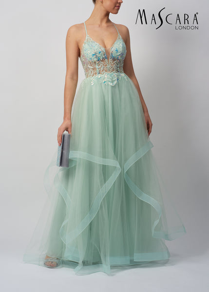 Mascara MC11323 Embelished Tier Tulle