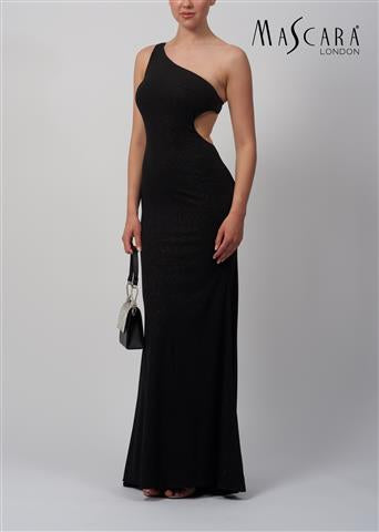 Mascara MC122071 Cut Out Jersey Dress Black