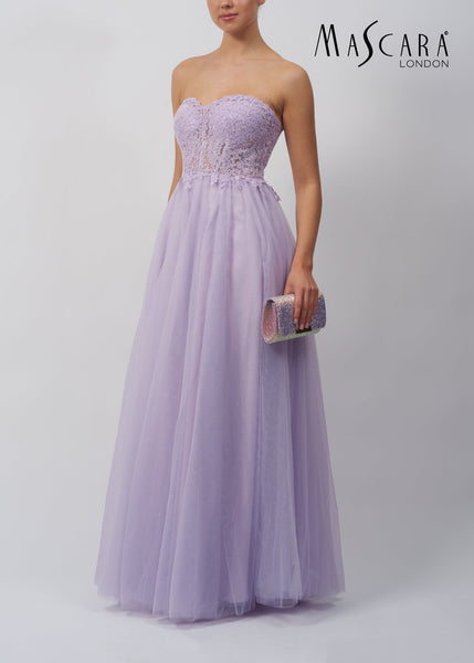 Macara MC12113 sweetheart tulle Baby Blue