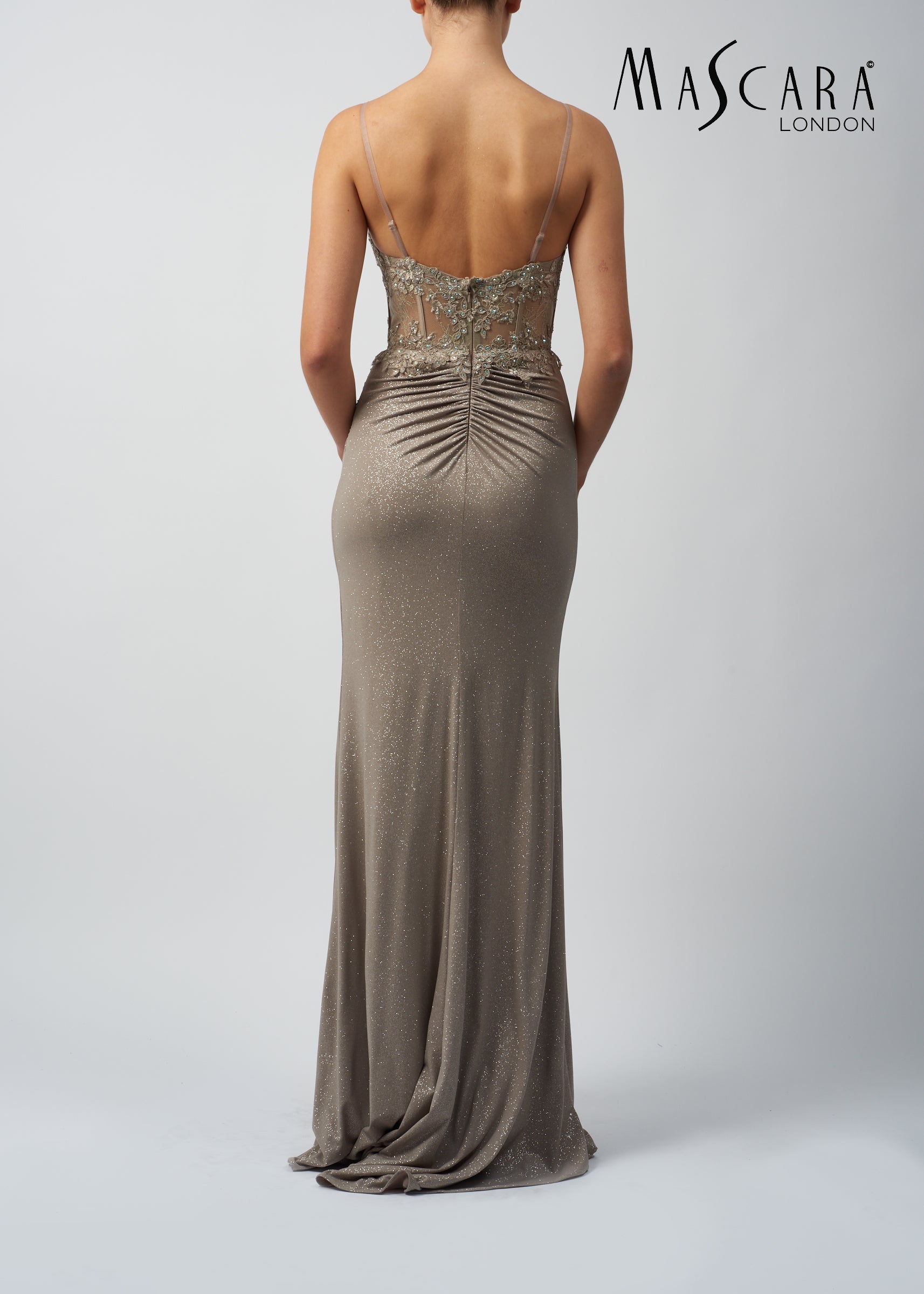 MASCARA MC123213 lace embellished jersey