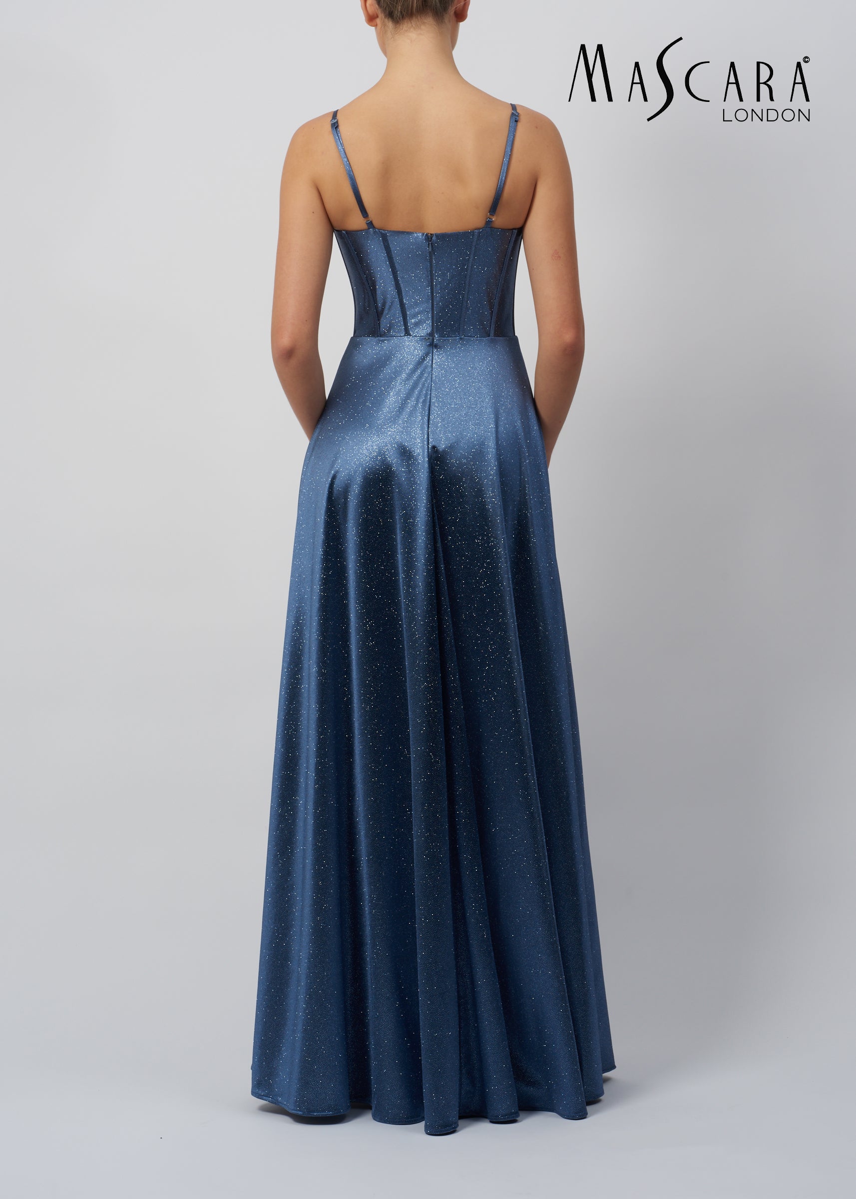 Mascara mc12338 Boned Drape satin