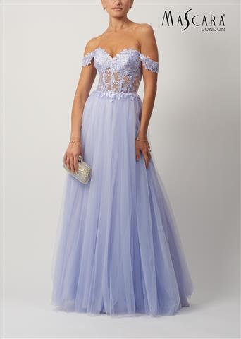 MASCARA MC182509 Lace Bardot Tulle Lilac
