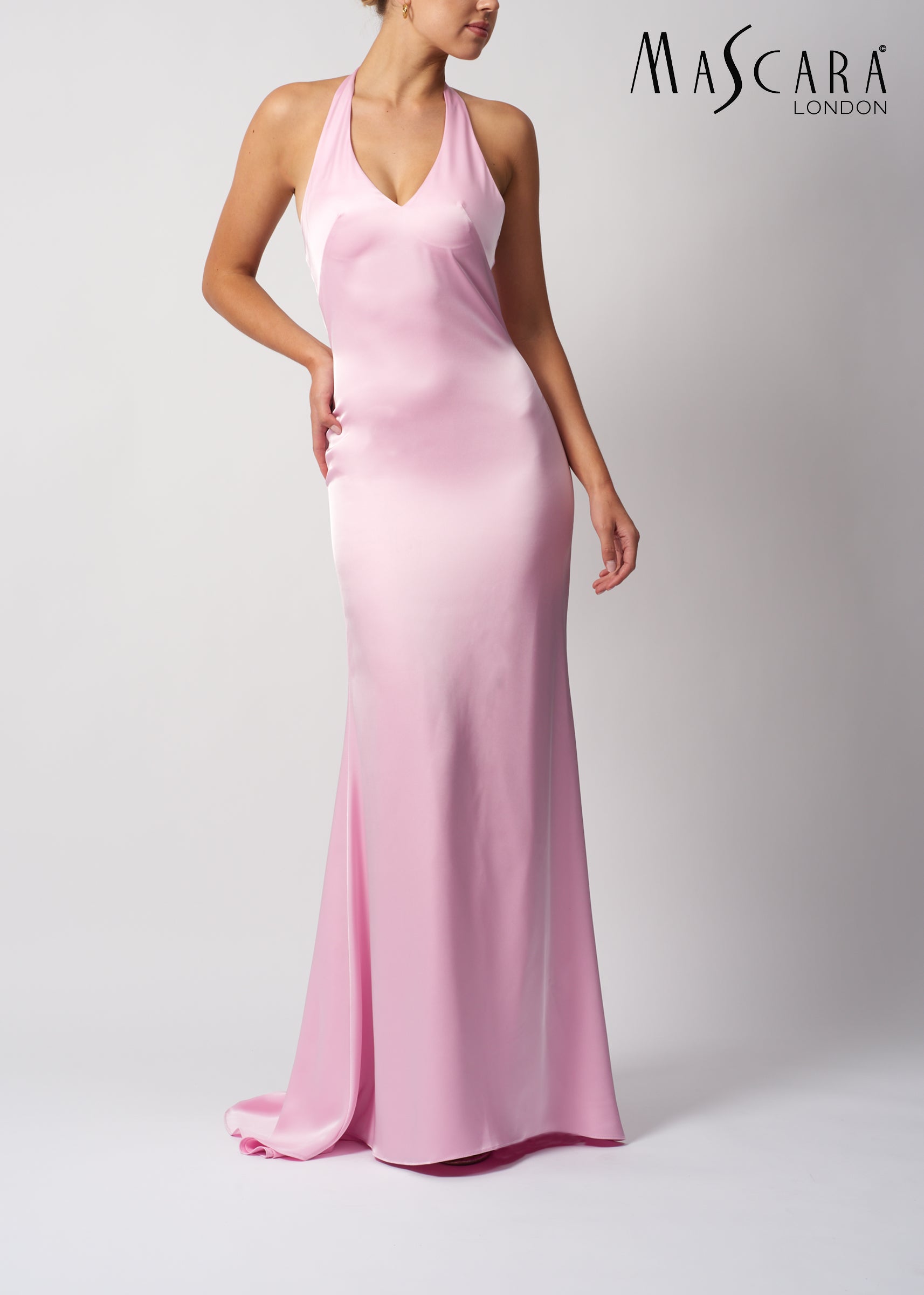 Mascara MC19527 Tie Back satin PINK – revolve store