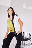 NAYA NAS24201 block colour top