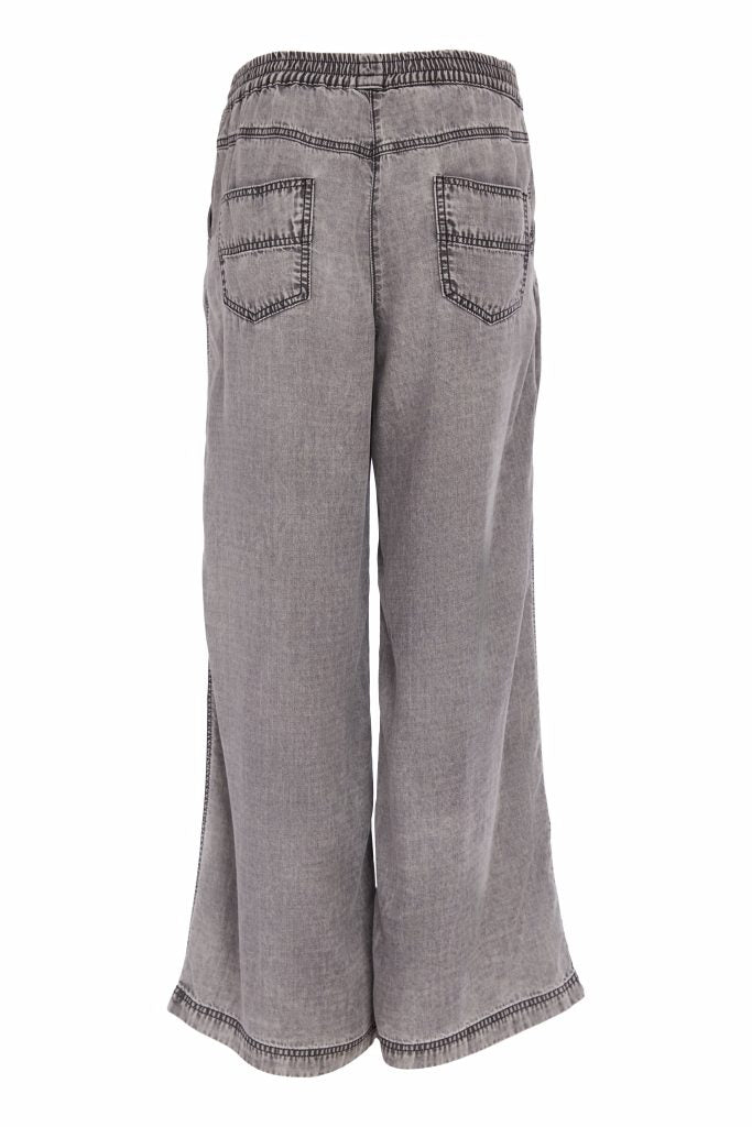 Naya 26137 Wide Leg Tencel Pull Up Trouser