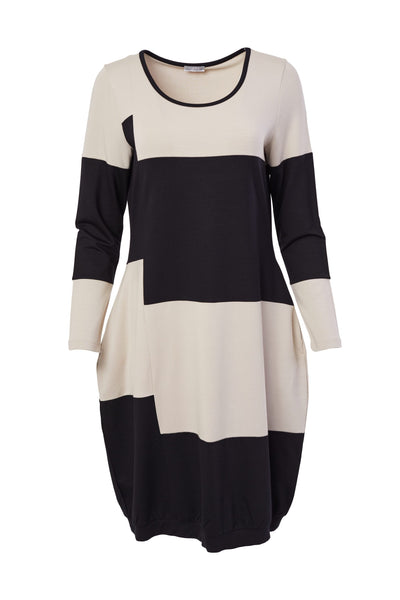 NAYA NAW23125 Block Stripe Dress