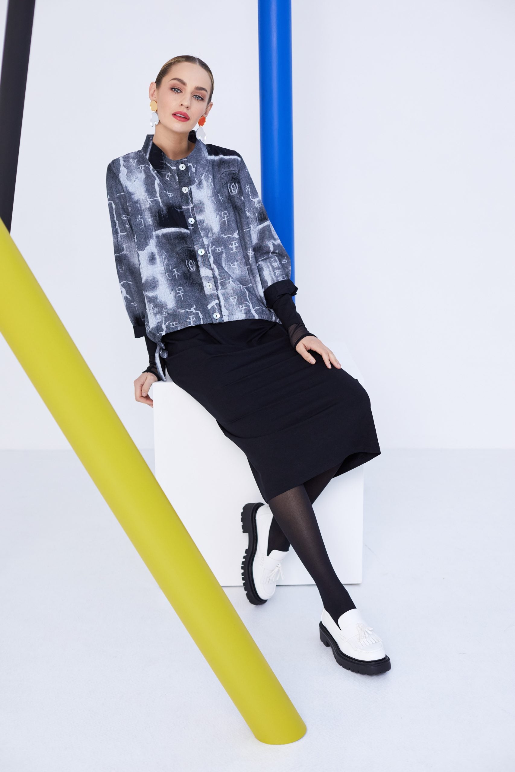 NAYA NAS23148 Straight Skirt