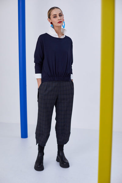 NAYA NAW23240 Trousers with lap over hem