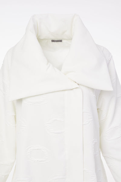 NAYA NAW23296 Shawl Collar coat