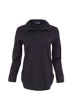 NAYA 25107 Jersey hem panel blouse