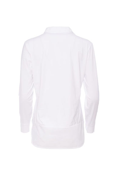 NAYA NAW24107 Jersey hem panel blouse