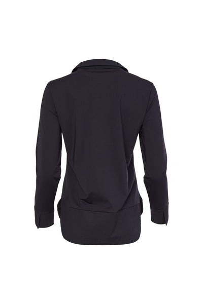 NAYA 25107 Jersey hem panel blouse