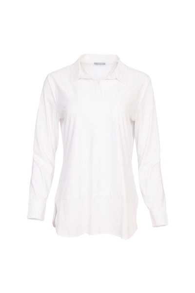 NAYA NAW24107 Jersey hem panel blouse