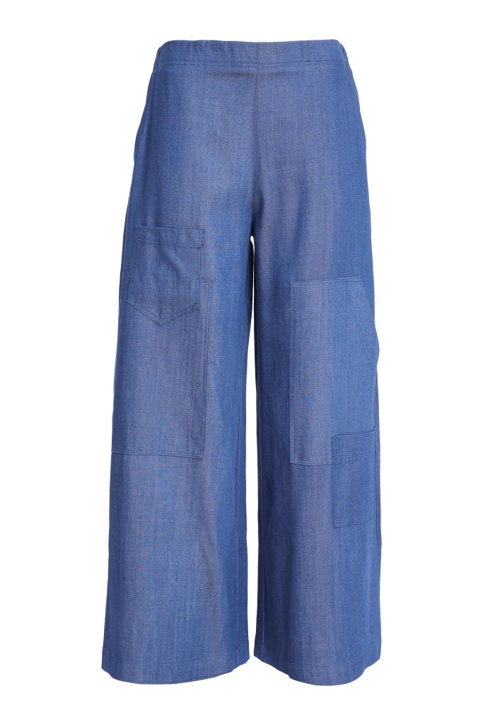 NAYA NPA26272 Wide leg denim look trouser