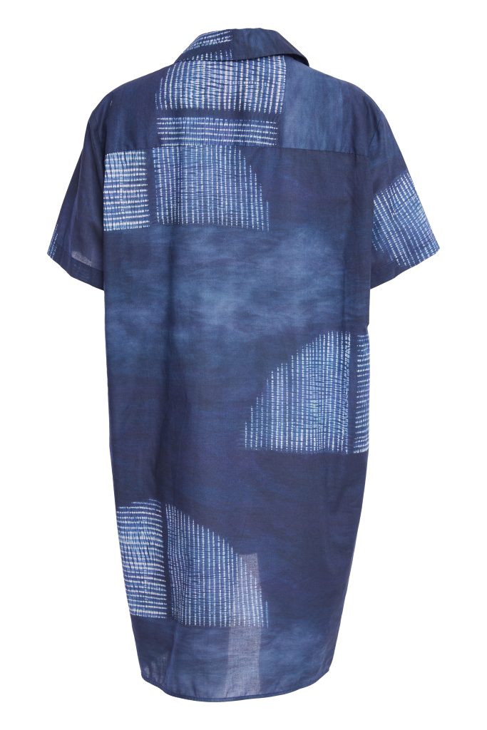 NAYA NPA26278 Semi circle print long shirt