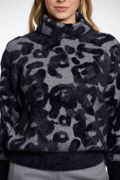 Rino & Pelle Naura Grey Black leopard