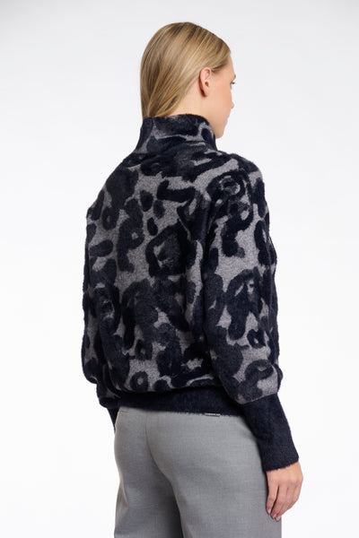 Rino & Pelle Naura Grey Black leopard