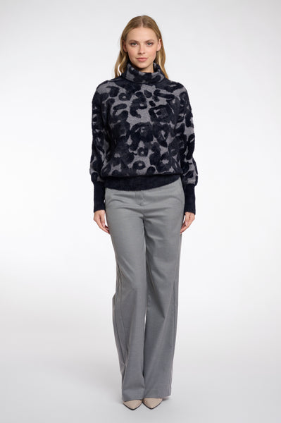 Rino & Pelle Naura Grey Black leopard