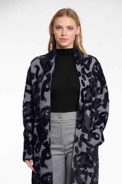 Rino & Pelle Negien Grey Black leopard