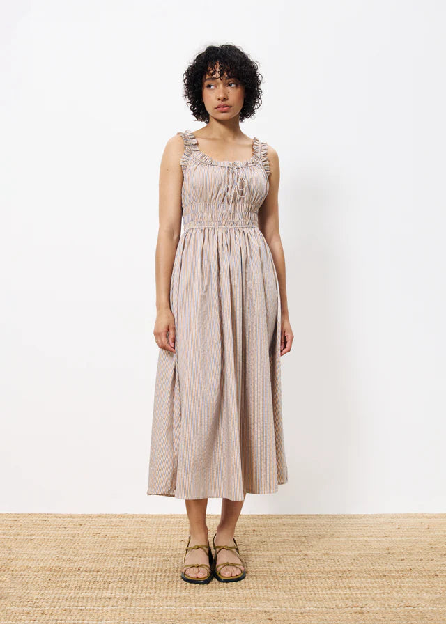 FRNCH Louisiana beige dress