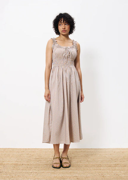 FRNCH Louisiana beige dress