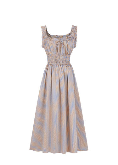 FRNCH Louisiana beige dress