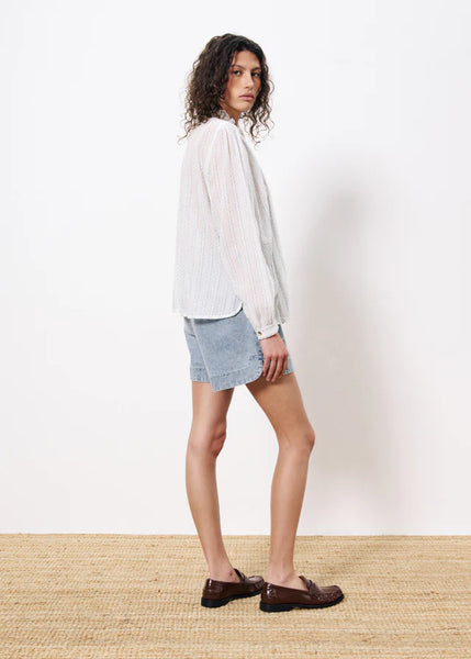 FRNCH Celena white shirt