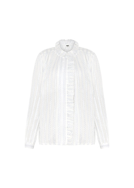 FRNCH Celena white shirt