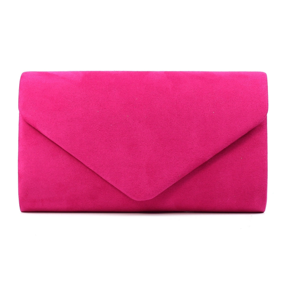 Lunar abby clutch fuchsia