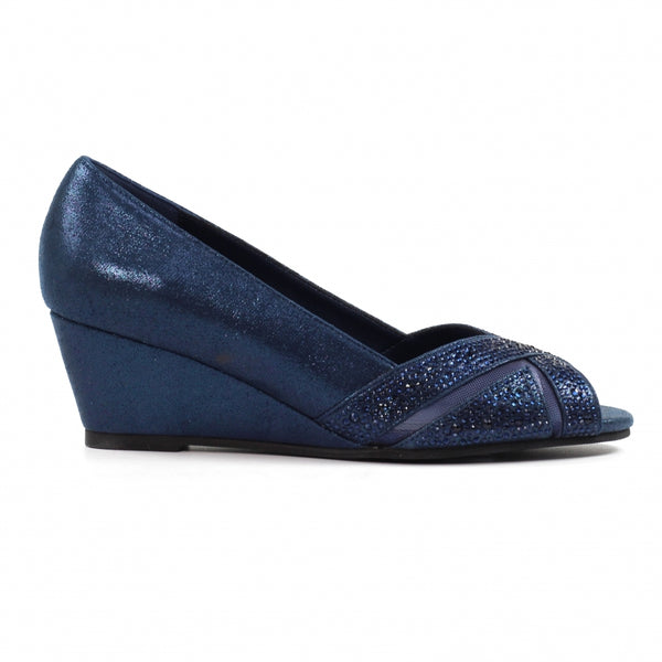 Lunar Adriana wedge Navy