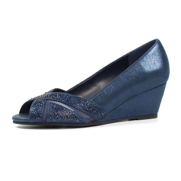 Lunar Adriana wedge Navy