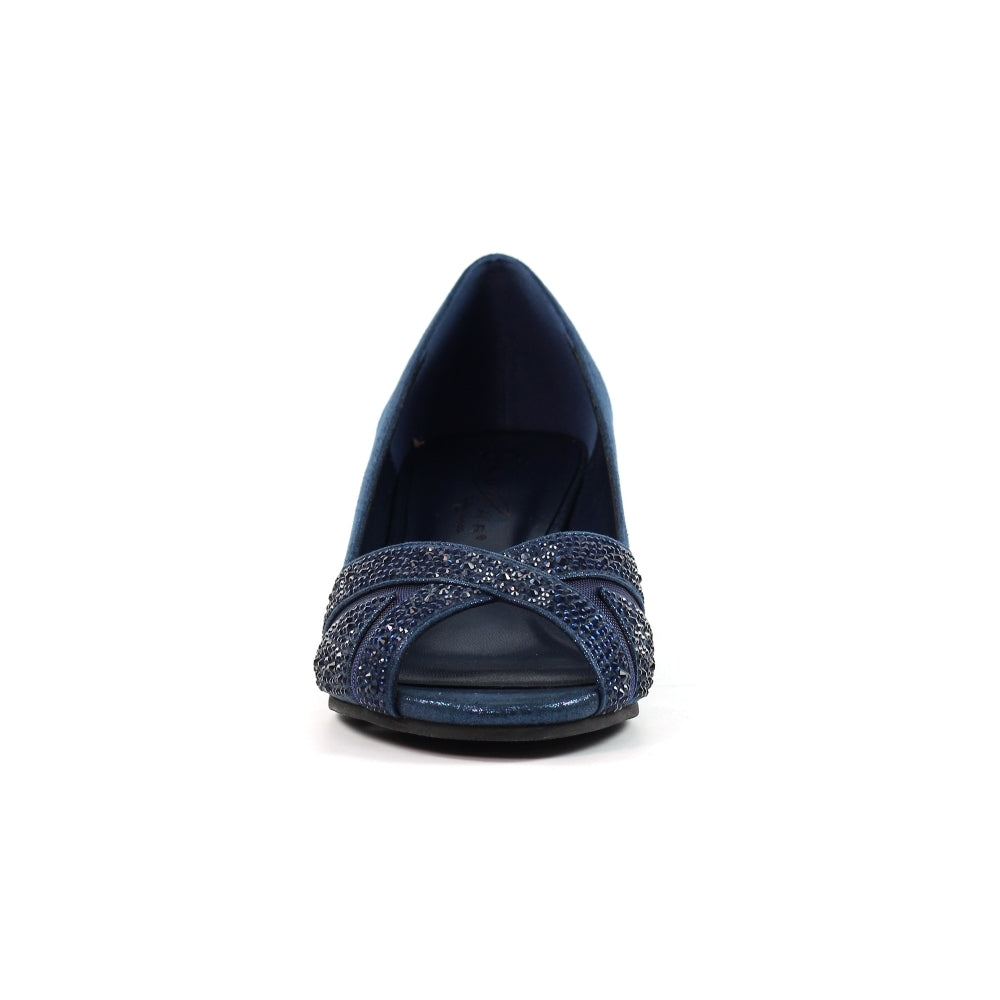 Lunar Adriana wedge Navy