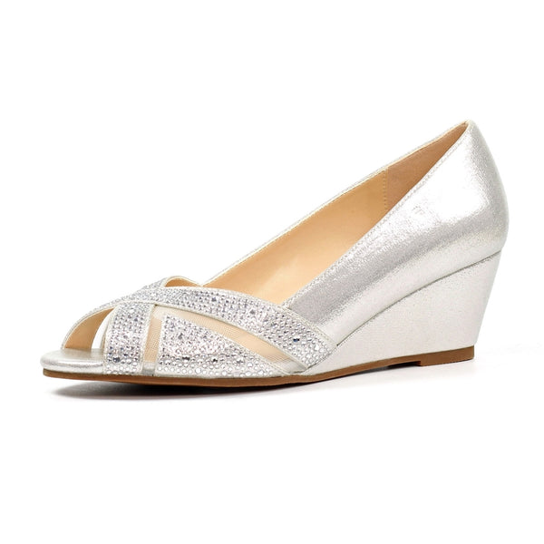 Lunar Adriana wedge silver
