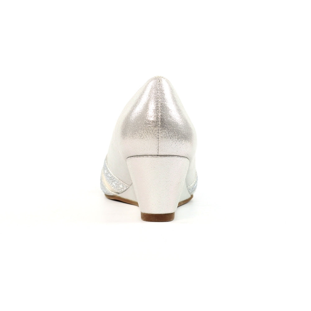 Lunar Adriana wedge silver