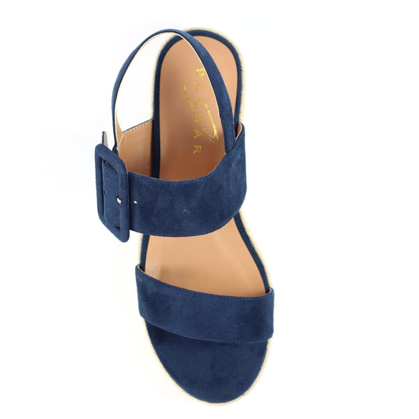Lunar Amelia wedge sandal Blue